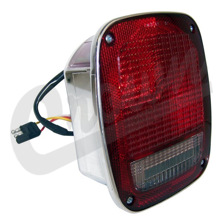 Left Tail Lamp with Side Marker, Chrome