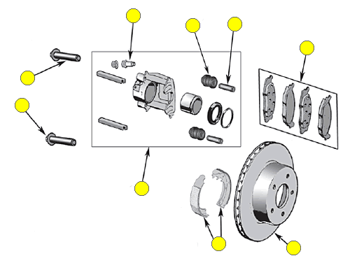 Rear Disc Brake - Wrangler TJ | Crown Automotive Sales Co