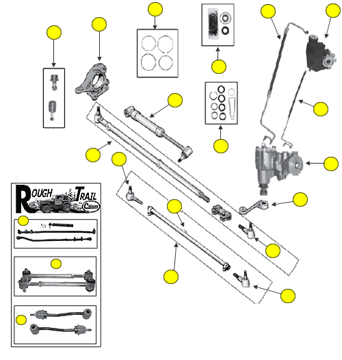 Total 56+ imagen 1997 jeep wrangler steering